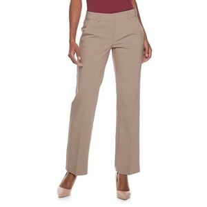 Apt. 9 Women’s Size 6 Torie Mid Rise Modern Fit Straight Leg Dress Pants